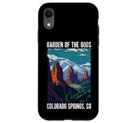 Garden of The Gods Colorado Springs CO USA Diseño Envejecido Carcasa para iPhone XR
