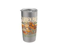 Garden Pace es la tortuga de ritmo correcto Vaso térmico de acero inoxidable de doble pared