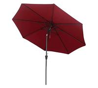 Garden Parasol,Umbrella Outdoor 9.8ft / Waterproof Sun Shade for Beach Pool Patio Umbrellas Round with Winding Crank and Tilt Function