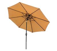 Garden Parasol,Umbrella Outdoor 9.8ft / Waterproof Sun Shade for Beach Pool Patio Umbrellas Round with Winding Crank and Tilt Function