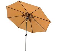 Garden Parasol, Umbrella Outdoor 9.8ft / Waterproof Sun Shade for Beach Pool Patio Umbrellas Round with Winding Crank and Tilt Function