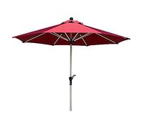 Garden Parasol Umbrella Outdoor Patio 9ft Table Market Umbrella with Push Button Tilt and Crank