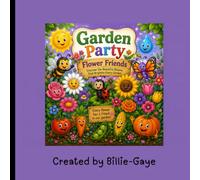 Garden Party Flower Friends: A Fun and Easy Flower Coloring Book for Kids Ages 3-8 with Cute Garden Friends, Simple Designs, Bold Lines, and Springtime Fun