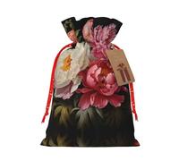 Garden Peony - Bolsa resistente con cordón de 4.7 x 6.9 pulgadas, bolsa de regalo moderna y práctica para necesidades diarias, 1 unidad