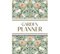Garden Planner (Cottagecore Spring Mirrored Pattern): 6"x9" Yearly Garden Planning Journal with Layout Grids, Plant Inventory, Seed & Treatment ... - Perfect for Backyard & Vegetable Gardeners