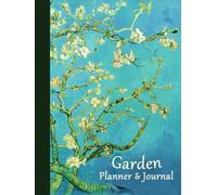 Garden Planner & Journal: Gardening Gifts / Calendar / Diary [ Hardback Journal * 1 Year - Start any time * Large - 8.5 x 11 inch * Decorative Black & White Interior * van Gogh ]