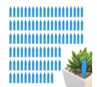 Garden Plant Labels - White Waterproof Plant Tags 100pcs Pot Marker Stakes, Durable Nursery Markers | Seedling Flower Vegetable Labeling Tool for Home Garden Organization Plants