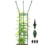 Garden Plant Trellis, Climbing Flower Support Tower For Roses and Vines | Vertical Growing Support Stable Tower Frame Guides Climbing Flowers Vines For Raised Beds Balcony Patio Greenhouse Backyard