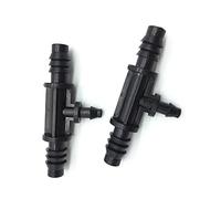 Garden Plumbing 100 Pcs Tee Connector Use in The 8/11mm Tube Change in 4/7mm Garden Lawn Watering Irrigation Barbed Connector (Diameter : 3/8'')