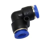 Garden Plumbing 8mm Slip Lock Quick Connectors Tees Elbow Straight Cross Garden Water Connector Low Pressure Mist Cooling Reptile Fogger Tool (Color : Elbow Connector, Diameter : 8mm)