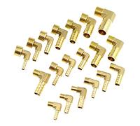 Garden Plumbing Brass Hose Fitting Elbow 6mm 8mm 10mm 12mm 16mm To 1/4 1/8 1/2 3/8" BSP Male Fitting Connector Fitting (Size : 14mm, Thread Specification : 3/8")