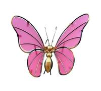 Garden Pot Hugger - Butterfly Decor for Home Charm | Glow Miniature Ornament with Hangable Design, Flower Planter Accessory, Balcony Porch Wall Yard Door Decoration, Cute Spring Accent