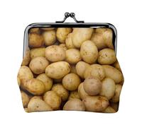 Garden Potatoes Cartera ligera minimalista para viajes diarios y aventuras de viaje, color negro, talla única, art deco, Negro , talla única, Art Deco