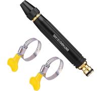 Garden Pressure Water Nozzle, High Pressure Garden Hose Sprayer, High Pressures Hose Attachment Heavy Duty Metal Water Heavy-Duty Handheld Adjustable Spray Patterns Power Nozzle For Gardens Hoses