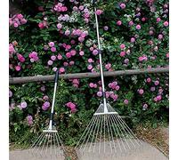 Garden Rake Alloy Teles Hoe G Tool Multi Toot Metal Rake para la Caduca G de la Césped y el Jardín Garden Leaf Rakealloy Teles Hoe G Tool Our Promeses Durabilidad. Alto Asegura Que (Colores Variados)