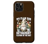 Garden Retirement Gnome For Retired Dad Playing In The Dirt Carcasa para iPhone 11 Pro