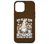 Garden Retirement Gnome For Retired Dad Playing In The Dirt Carcasa para iPhone 12 Pro Max