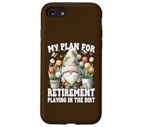 Garden Retirement Gnome For Retired Dad Playing In The Dirt Carcasa para iPhone SE (2020) / 7 / 8