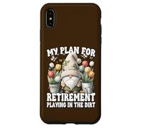 Garden Retirement Gnome For Retired Dad Playing In The Dirt Carcasa para iPhone XS Max