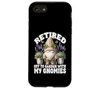 Garden Retirement Lavender Flower Gnome For Retired Mom Carcasa para iPhone SE (2020) / 7 / 8