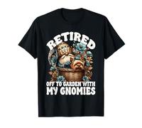 Garden Retirement Saying For Yorkie Dad And Retired Dog Mom Camiseta