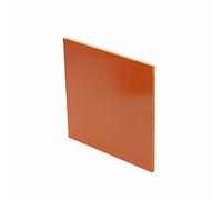 Garden Riddle Tamiz, Hoja aislante de cerámica de alúmina, tablero de baquelita fenólico, tablero eléctrico de aislamiento de 1 pieza for accesorio de bricolaje de laboratorio(Orange,500x500x6mm)