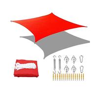 Garden Sail Sun Shade Sail Rectangle 2x3m 3x5m Garden Gelter 95% UV Block Sunscowning Towning Towning con Kit de fijación Resistente a la Intemperie para el Clima para el Patio al Aire Libre Balcón -