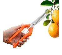 Garden Scissors - Stainless Steel Branch Pruning Shears | Tree Trimmer Branch Cutter | for Fruit Tree Flower Picking Thinning Lawn Hedge Backyard Landscaping