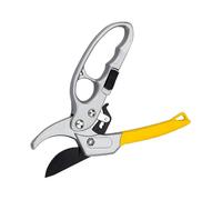 Garden Secateurs 20.5cm, Gardening Pruning Shears with Rubber Handle for Cutting Stems and Branches - 20mm, Yellow