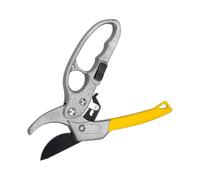 Garden Secateurs 20.5cm, Gardening Pruning Shears with Rubber Handle for Cutting Stems And Branches - 20mm, Yellow-WG
