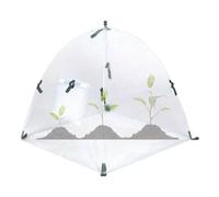 Garden Shade, Plant Netting, 23.62x23.62x23.62 Inches, Crop Protector, Sun Shield Barrier, Animal Guard Mesh, Foldable Design, White Color, for Tomato Strawberry Blueberry Vegetable Flower