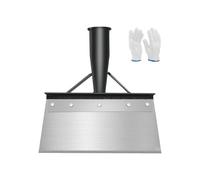 Garden shovel, garden tools, multi-purpose cleaning shovel with 1 pair of gloves for outdoor, home and farm (28 cm)