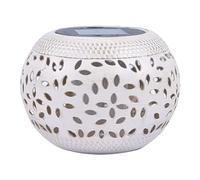 Garden Solar Light - Decorative Solar Lamps, 15.5x15.5x11.5cm Outdoor Waterproof Lantern for Pathway Lighting, Vintage Metal with Hollow Design, Garden Decor, Solars Fixture for Patio Ambiance