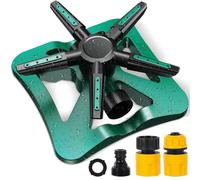 Garden Sprinkler - Automatic Garden Sprinkler for 360 Degree Watering with 5 Swing - Rotating