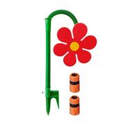 Garden Sprinkler, Rotating Water Toy, 360-Degree Spray Design, Fun Outdoor Irrigation, Yard Sprinkler for Kids, Dogs, Backyard Games, and Garden Decor, Red, Yellow, White Colored