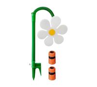 Garden Sprinkler, Rotating Water Toy, 360-Degree Spray Design, Fun Outdoor Irrigation, Yard Sprinkler for Kids, Dogs, Backyard Games, and Garden Decor, Red, Yellow, White Colored