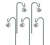 Garden Stakes For Plants | 5 Piece Waterproof Mirror Mini Pot Sticks | Disco Ball Garden Stakes | For Floral Pot Outdoor Indoor Pathway Home Walkway Lawn Patio Planter