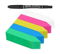 Garden Tags - PVC 10x2cm, Plant Labels, Flower Signs | 500-Piece Set With Pen, Durable Garden Markers For Flowers, Outdoor, Indoor, Greenhouse, Yard, Patio, Raised Bed, Trees