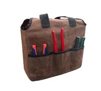 Garden Tool Bag - Reinforced Carry Handle Multi Pocket Tote, Waterproof Large Capacity Heavy Duty Tote | Garden Tool Bag Organizer For Beginners Enthusiasts Landscapers Gardeners Outdoor Gardening