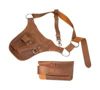 Garden Tool Belt - Multi Pocket Gardening Waist Pouch | Florist Tool Belt Bag For Gardeners Growers Landscapers Homeowners Lawn Care Carpenters Woodworkers DIY Enthusiasts Handymen | Leather Utility A