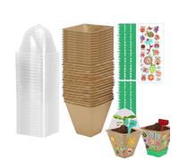 Garden Tool Kit - Paper, PP | Juego De Jardinería Para Niños - Kit De Invernadero De Interior Para Cultivo De Jardín Para Niños | Juego De Jardinería STEM Para El Balcón De Casa, Cumpleaños, Niños