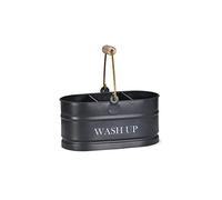 Garden Trading - Organizador de lavandera con mango de madera rstica en acabado de acero al carbono