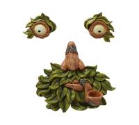 Garden Tree Face, Bright Old Man Tree Face Decor, Whimsical Resin Hugger Tree Faces