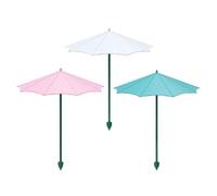 Garden Umbrella For Plants | 3 Pieces Potted Plants Outdoor Sun Shade | 26.5cm Flower Pots Umbrella | For Gardeners Apartment Outside Yard Patio Porch Backyard Deck Balcony Nursery Flower Bed