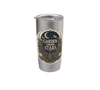 Garden Under Stars jardinero noche Vaso térmico de acero inoxidable de doble pared