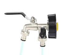 Garden Water Faucet, Weatherproof Irrigation Tap, Handle Spout with Frost Protection, Heavy Duty Valve, Outdoor Water Source with Industrial Style, Replacement Fitting for Garage and Balcony