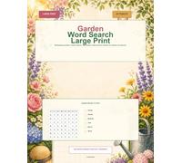 Garden Word Search Large Print: 80 Relaxing Beach, Ocean, Summer, and Vacation Word Search Puzzles for Adults and Seniors