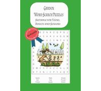 Garden Word Search Puzzles Suitable for Teens, Adults and Seniors: Garden Word Search about Gardening, pests and tools |6x9 inches, 110 pages | 55 ... for vacations, relaxation and holiday gift