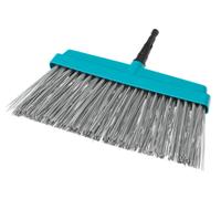 Gardena 03609-20 escoba exterior cerda dura plástico azul, gris