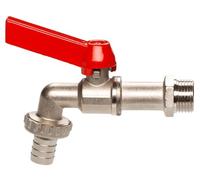 Gardena 07332 - Grifo con válvula esférica, 26.5mm (G 3/4''), Ø 13mm (1/2'')